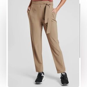 Women's Tan Pants with Belt